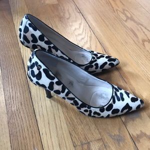 Calvin Klein leopard print heels